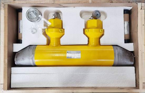 Узел контроля коррозии Ø159 мм с узлами ввода на 12 часов, с эксцентрическими переходами на Ø108 мм